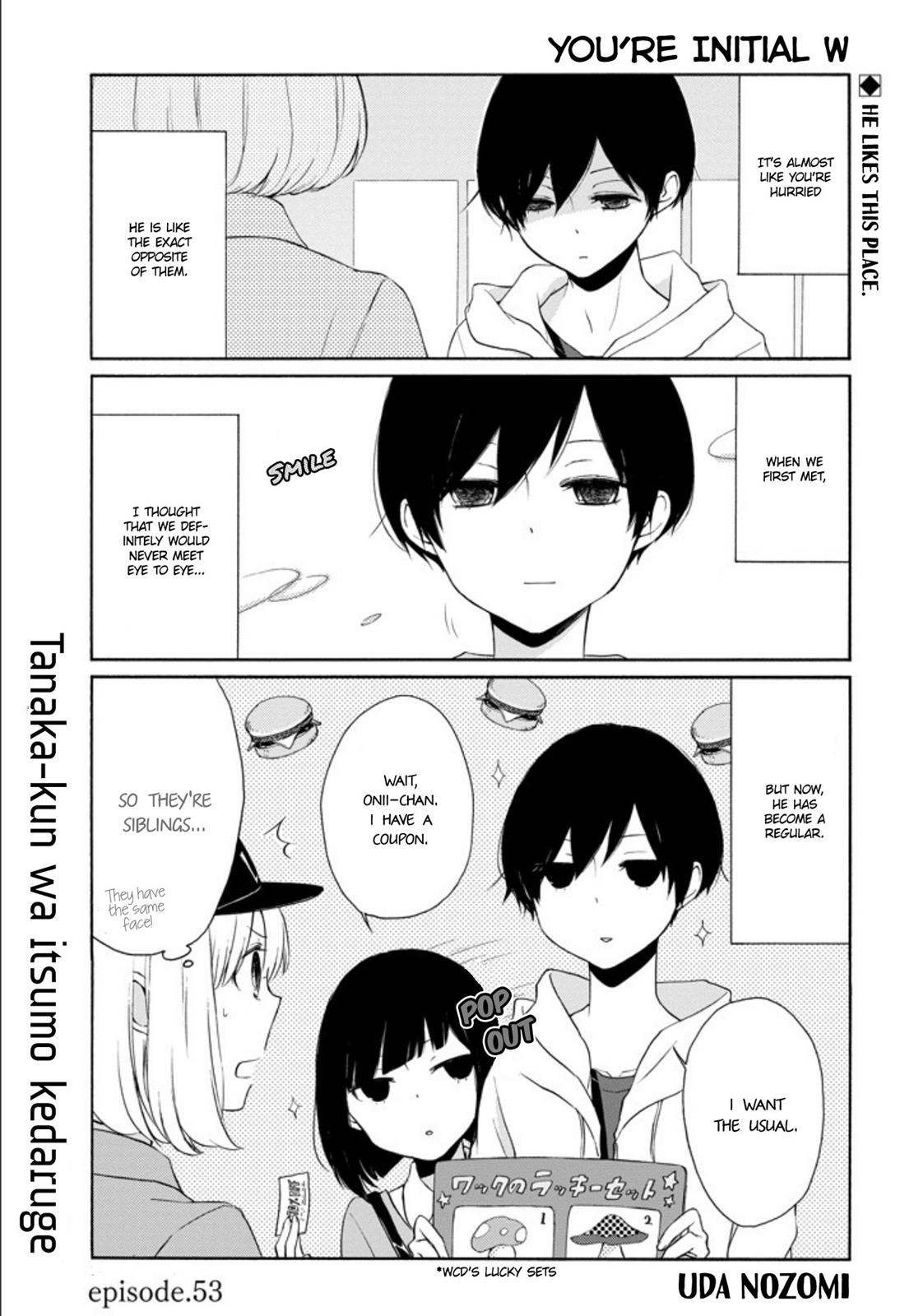 Read Tanaka-kun Is Always Listless (en) Manga Online