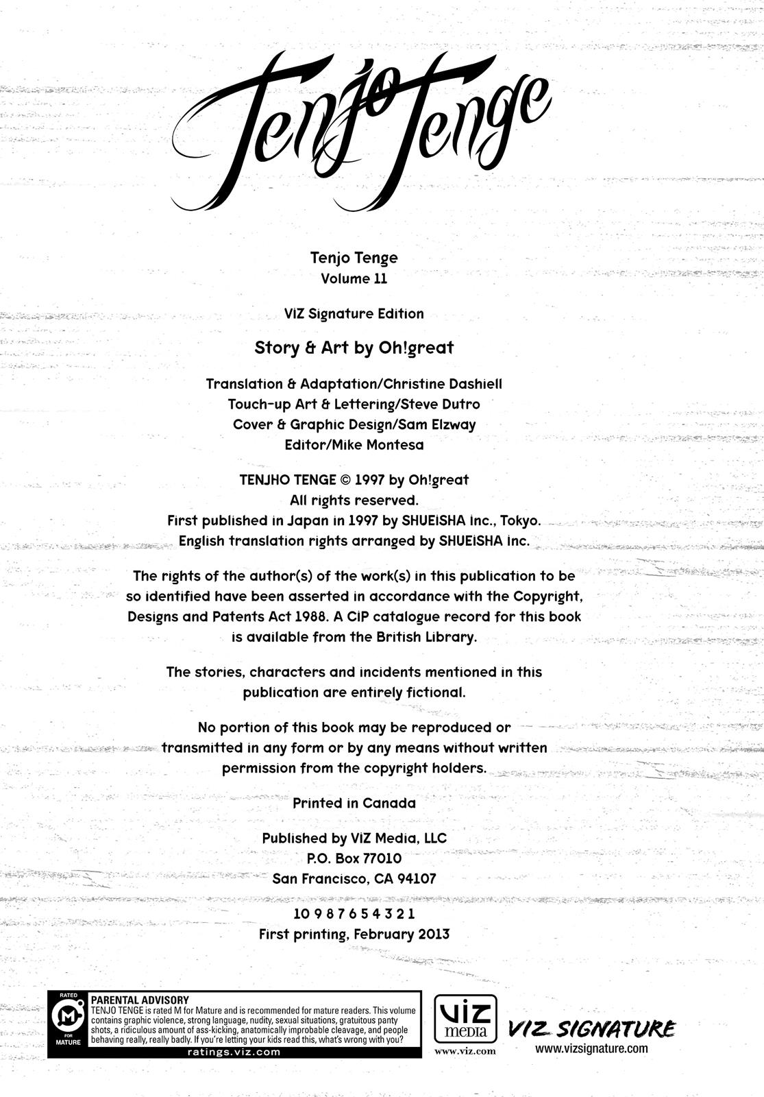 Read Tenjho Tenge (en) Manga Online