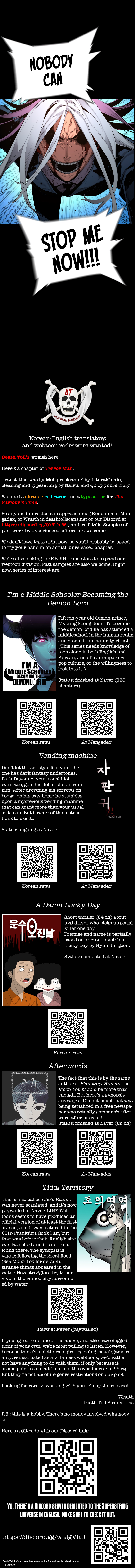 Read Terror Man (en) Manga Online