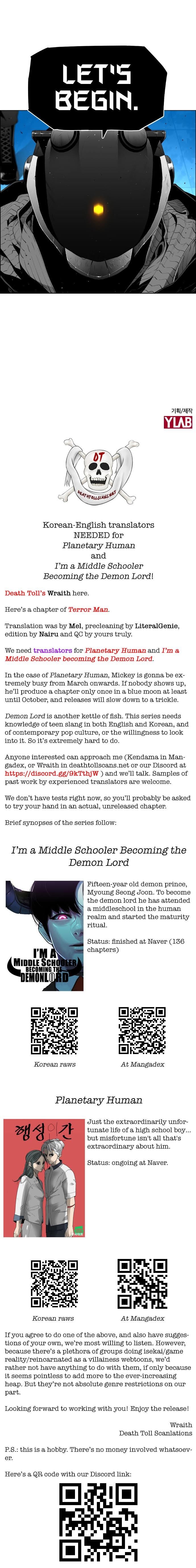 Read Terror Man (en) Manga Online