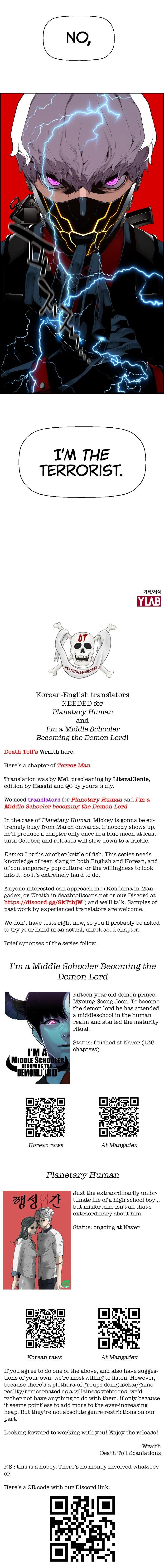 Read Terror Man (en) Manga Online