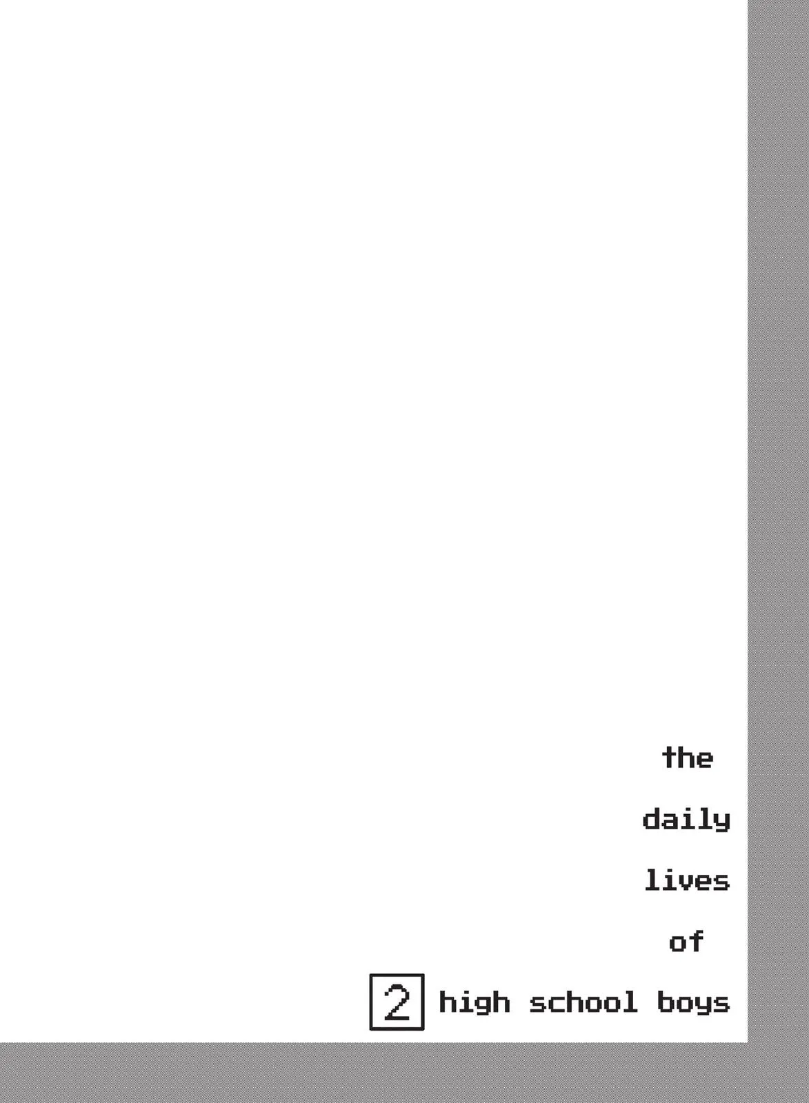 Read The Daily Lives of High School Boys (en) Manga Online