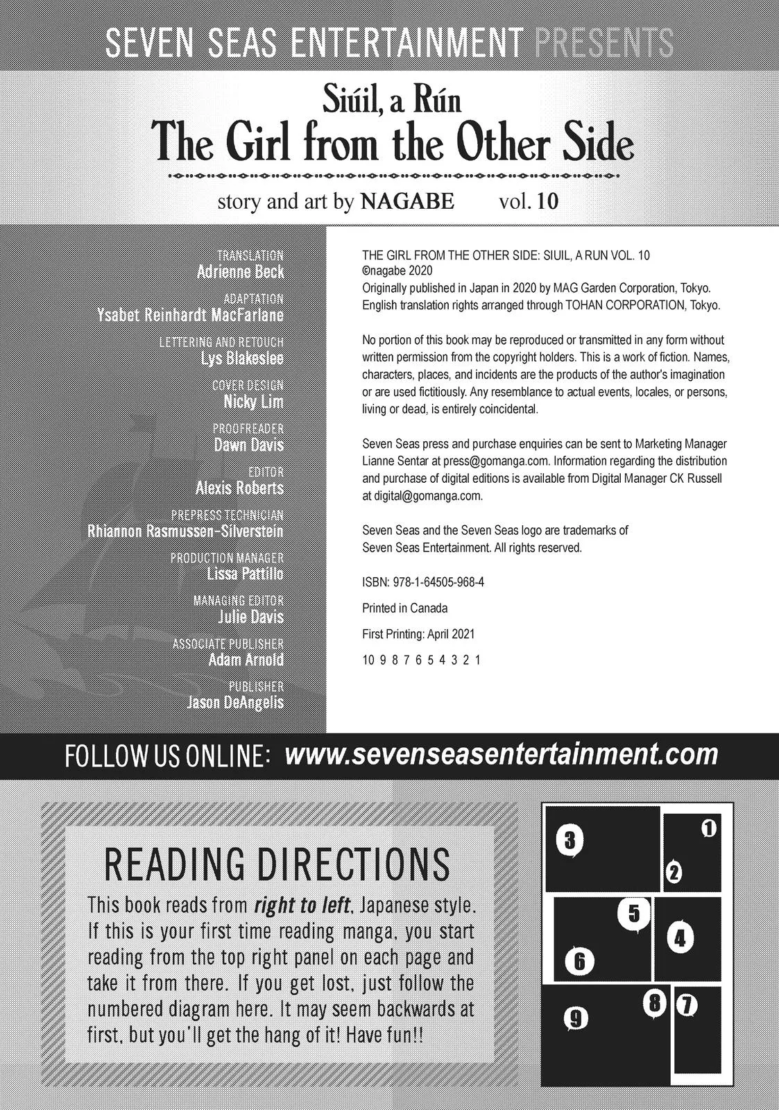 Read The Girl From the Other Side - Siúil, a Rún (en) Manga Online