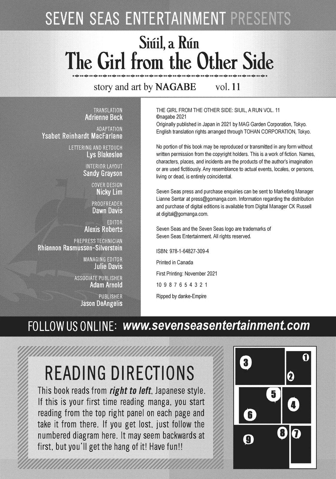 Read The Girl From the Other Side - Siúil, a Rún (en) Manga Online