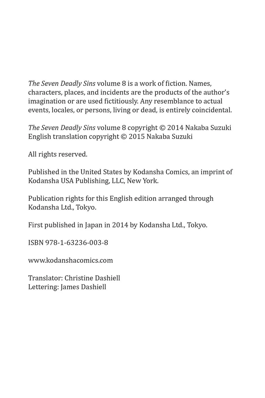 Read The Seven Deadly Sins (en) Manga Online