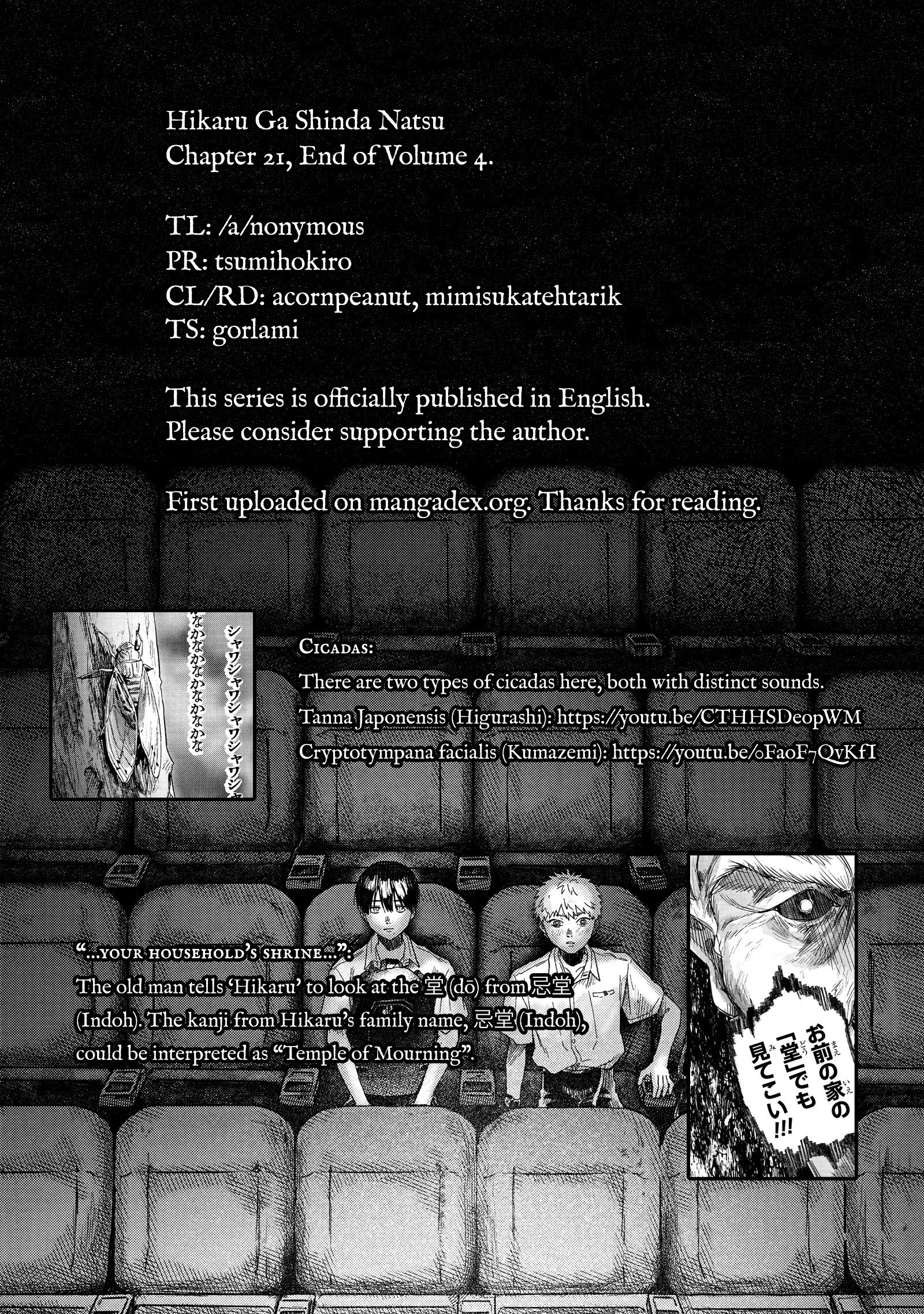 Read The Summer Hikaru Died (en) Manga Online