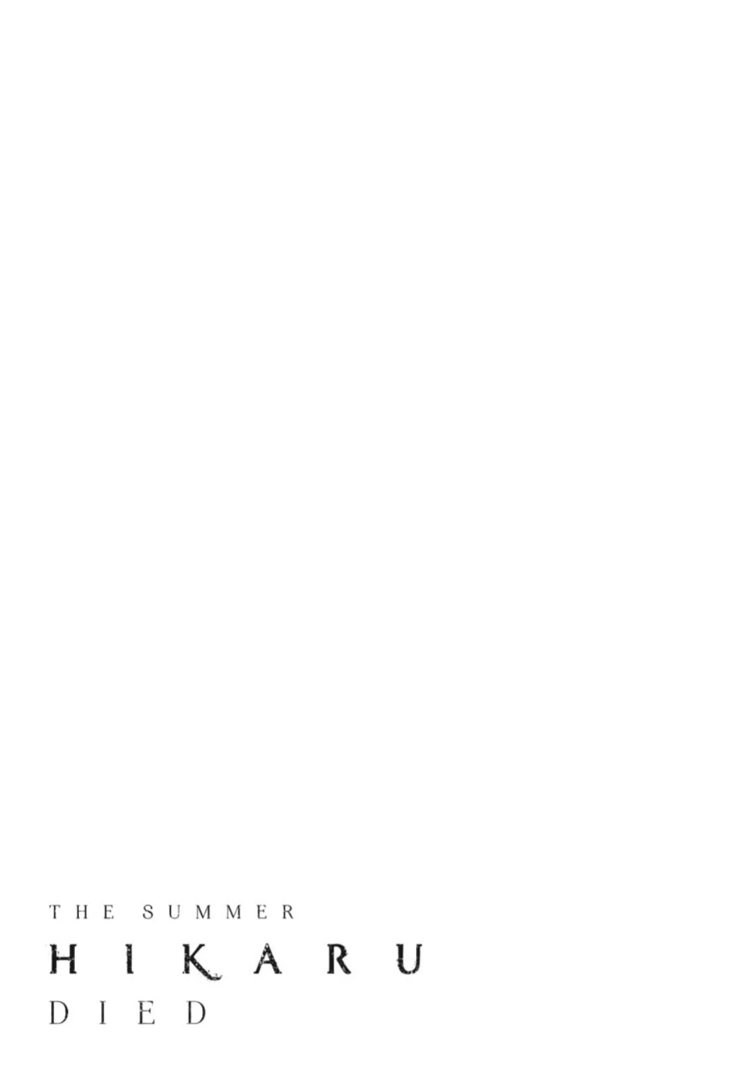 Read The Summer Hikaru Died (en) Manga Online