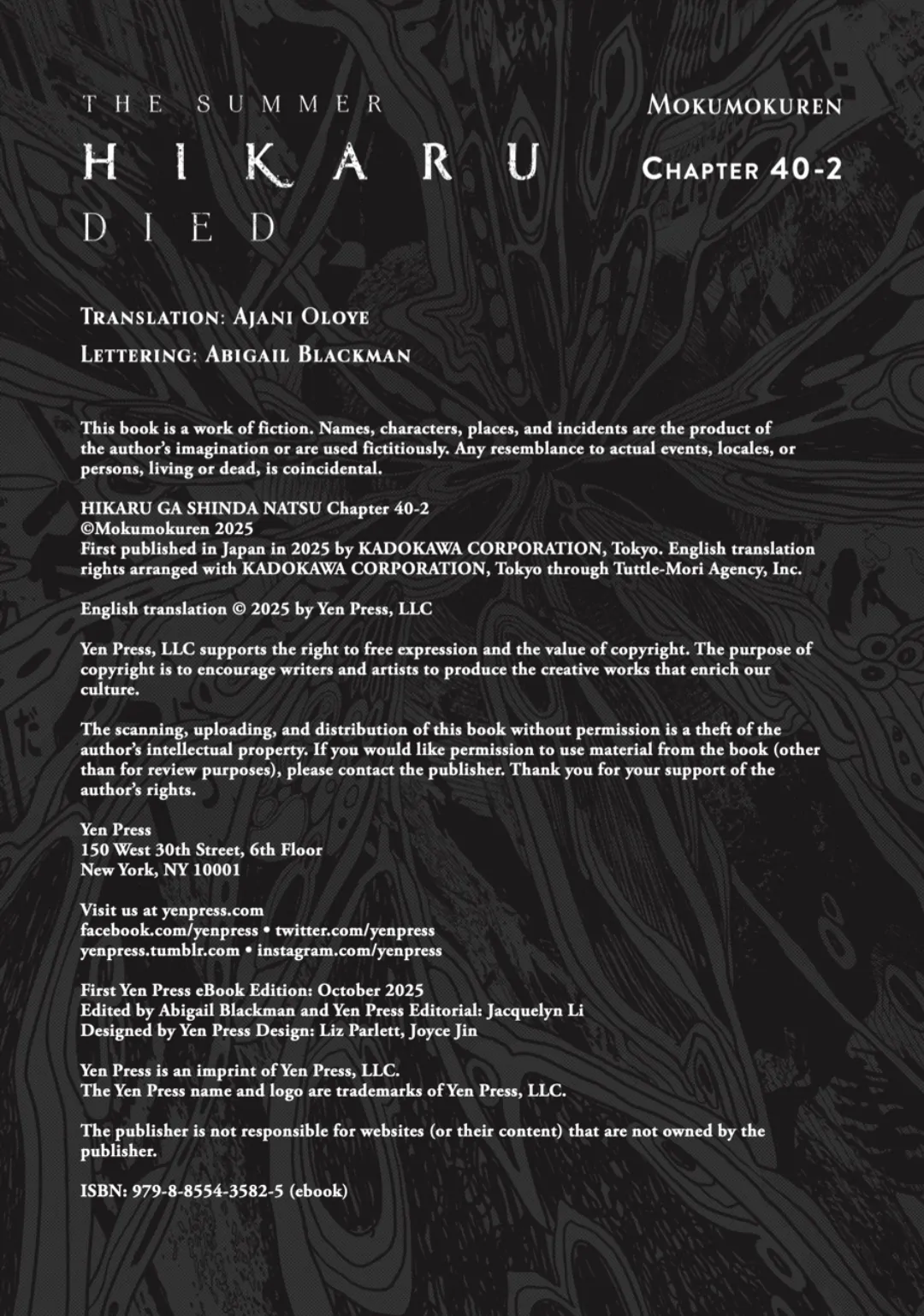 Read The Summer Hikaru Died (en) Manga Online