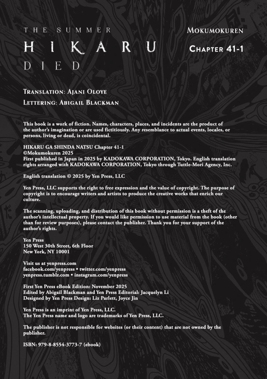 Read The Summer Hikaru Died (en) Manga Online