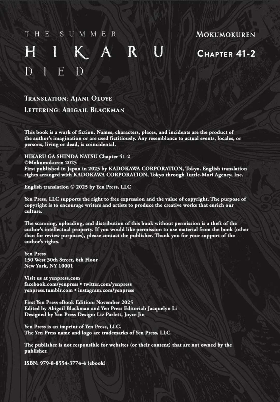 Read The Summer Hikaru Died (en) Manga Online