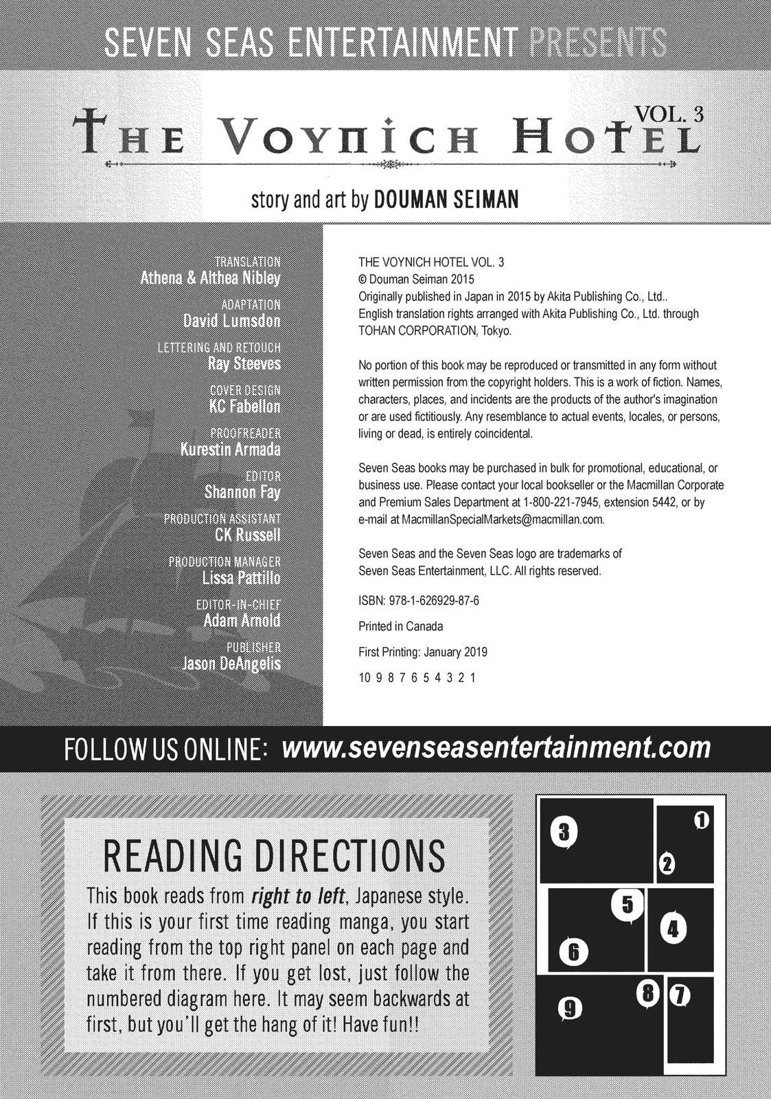 Read The Voynich Hotel (en) Manga Online