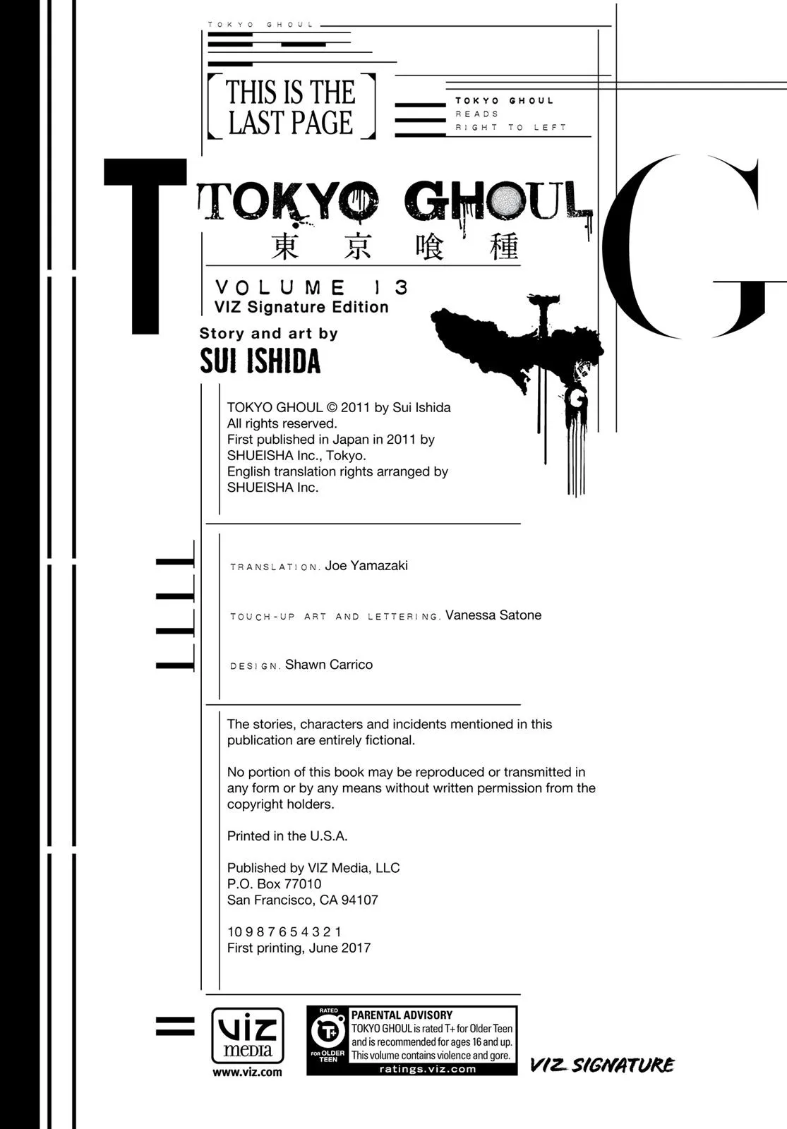 Read Tokyo Ghoul (en) Manga Online