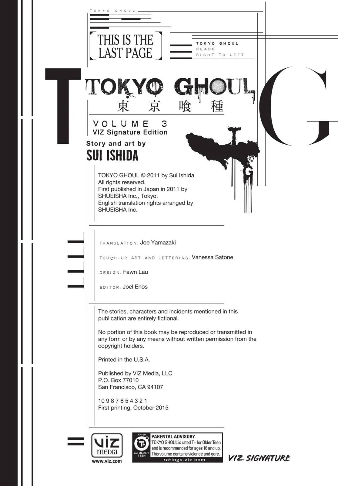 Read Tokyo Ghoul (en) Manga Online