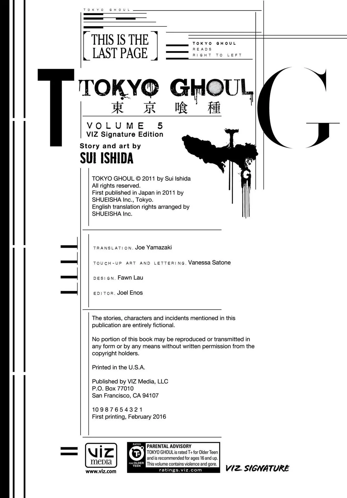 Read Tokyo Ghoul (en) Manga Online