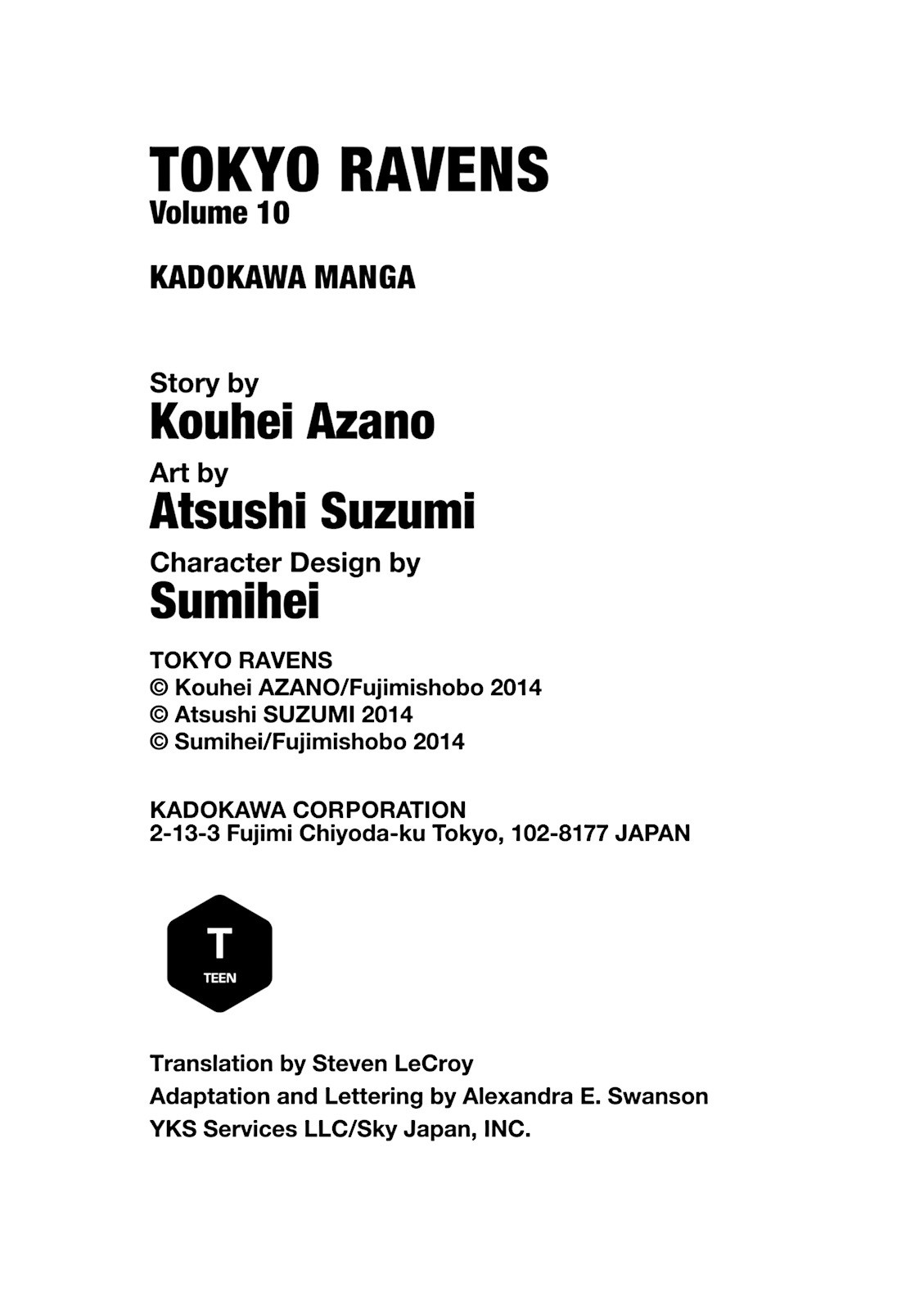 Read Tokyo Ravens (en) Manga Online