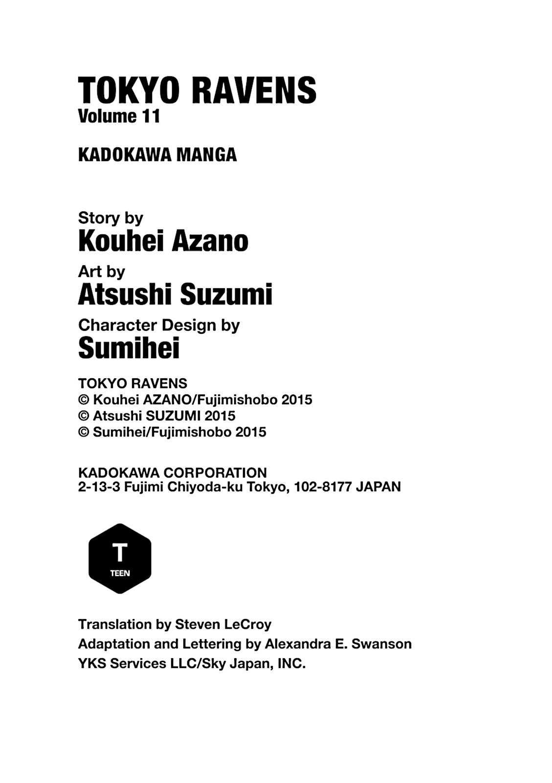 Read Tokyo Ravens (en) Manga Online