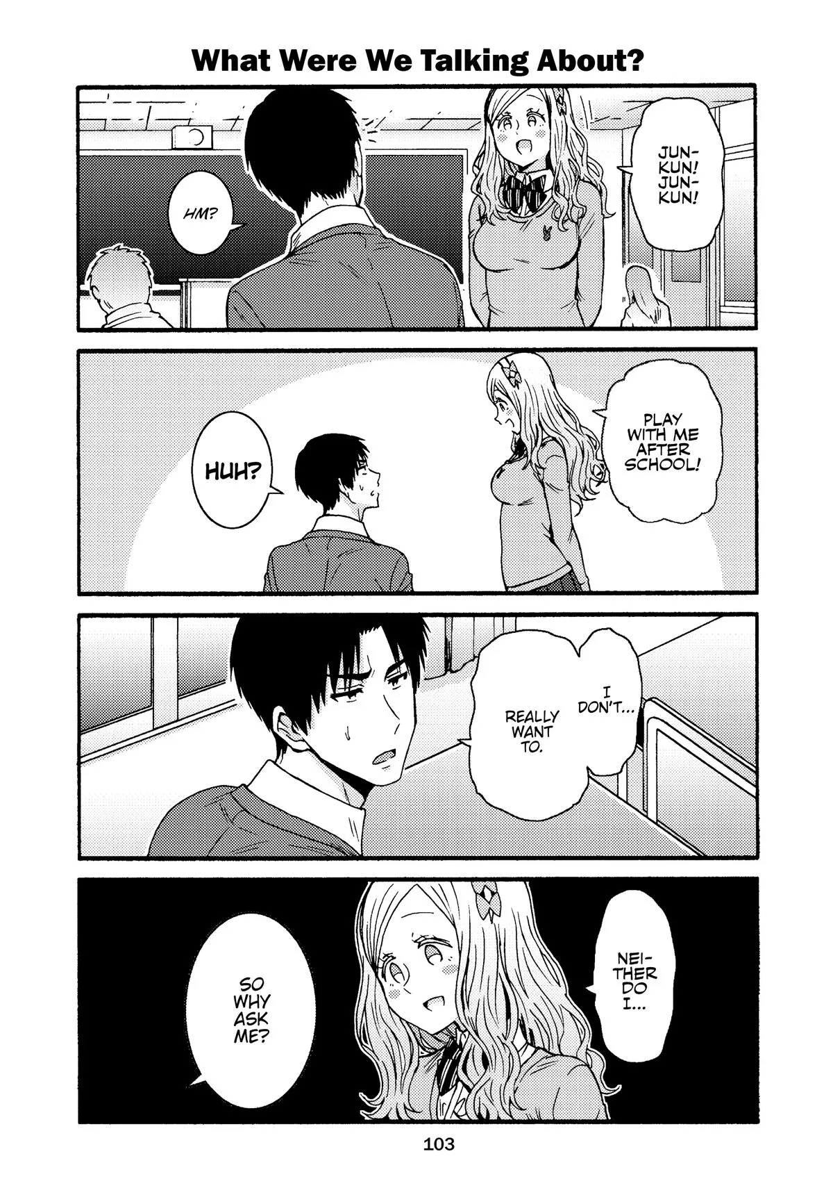 Read Tomo-chan Is a Girl! (en) Manga Online