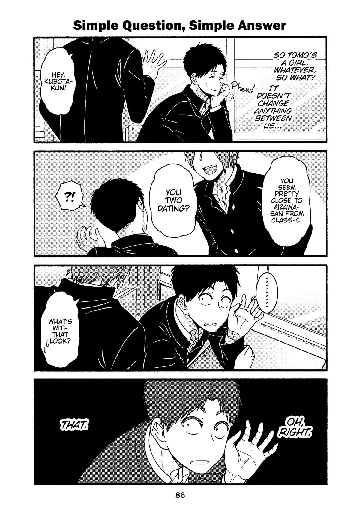 Read Tomo-chan Is a Girl! (en) Manga Online