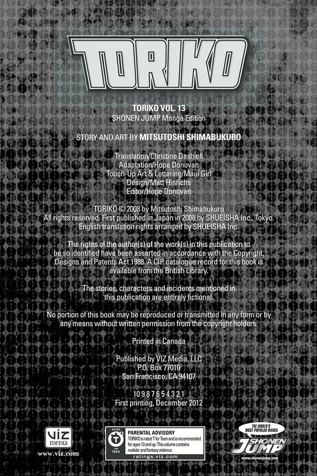 Read Toriko (en) Manga Online