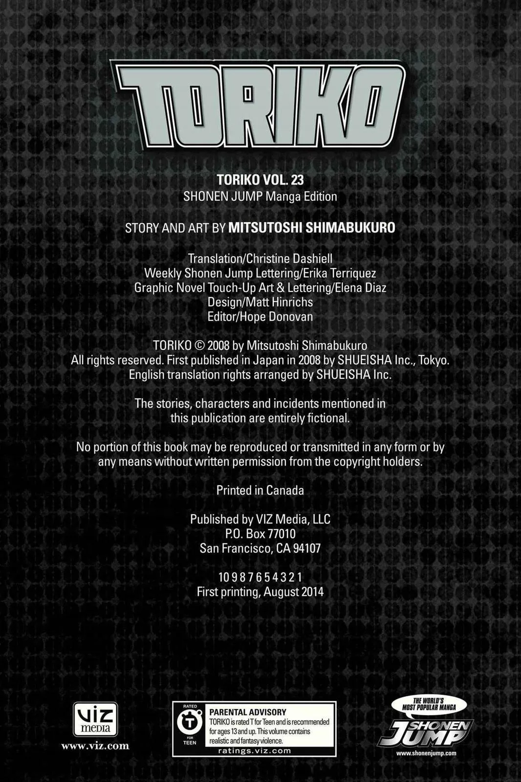 Read Toriko (en) Manga Online