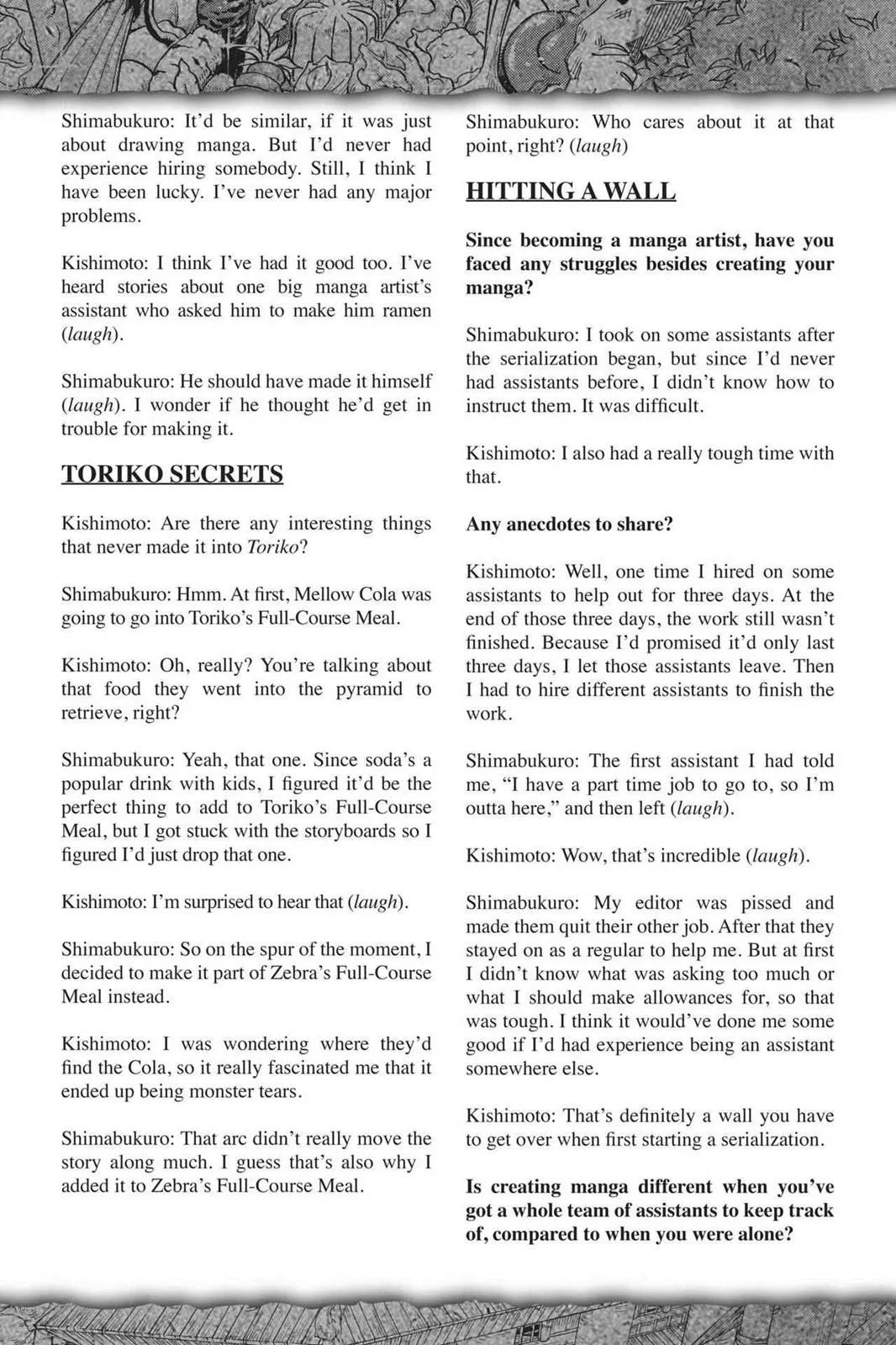 Read Toriko (en) Manga Online