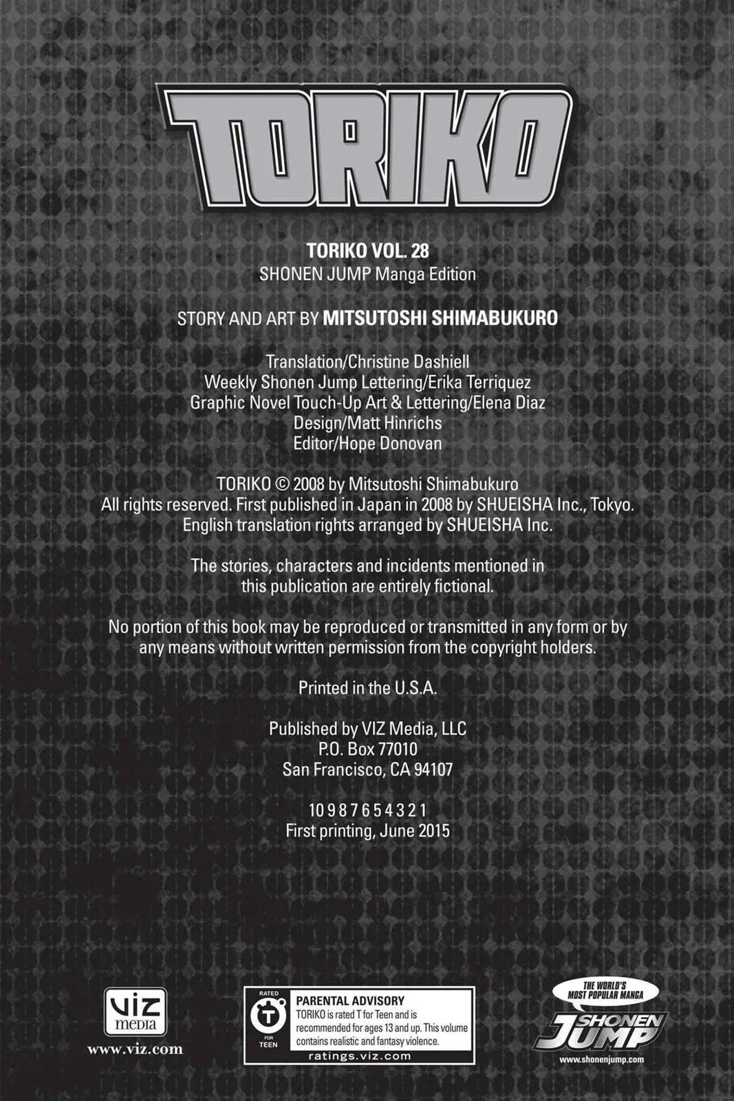 Read Toriko (en) Manga Online