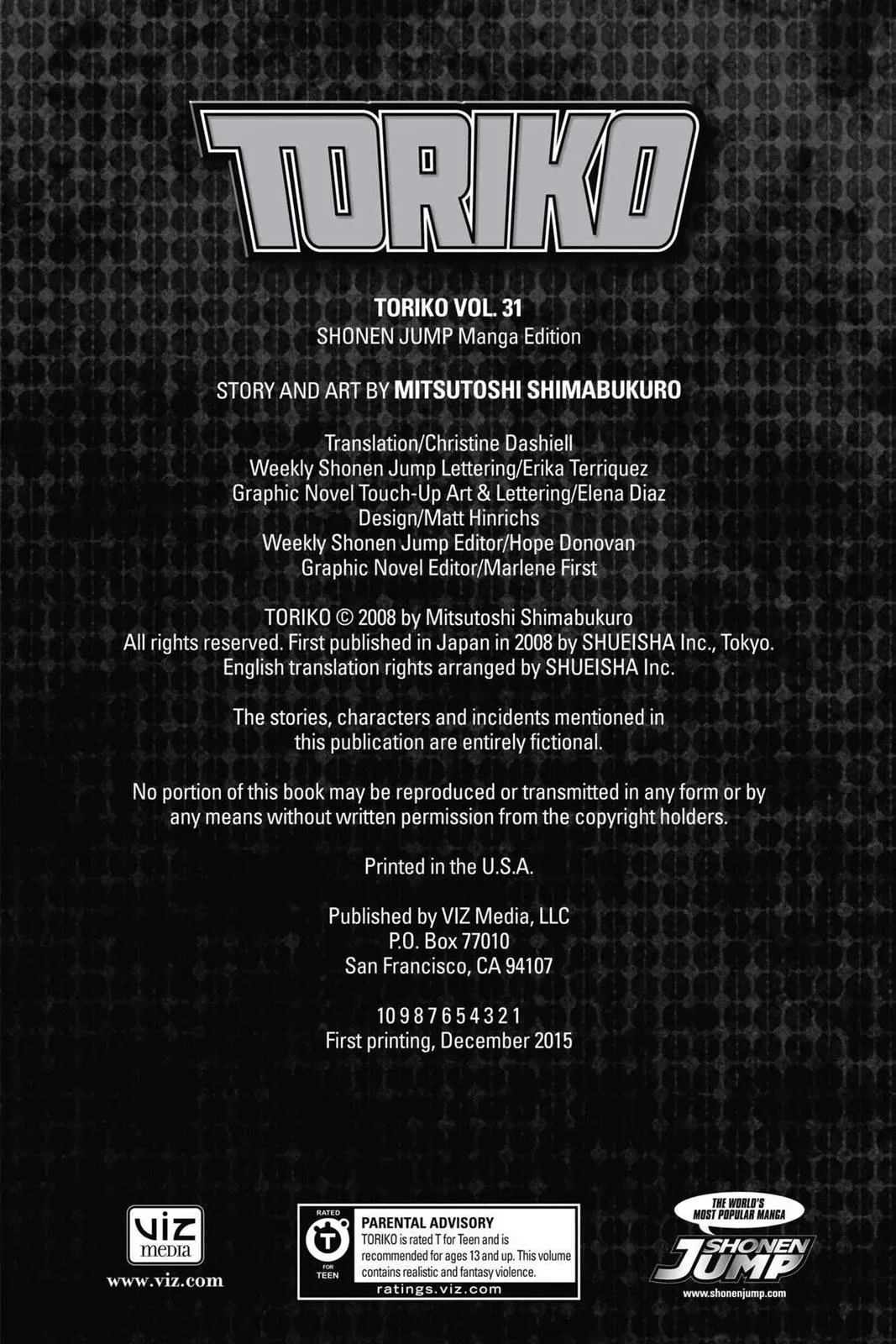 Read Toriko (en) Manga Online