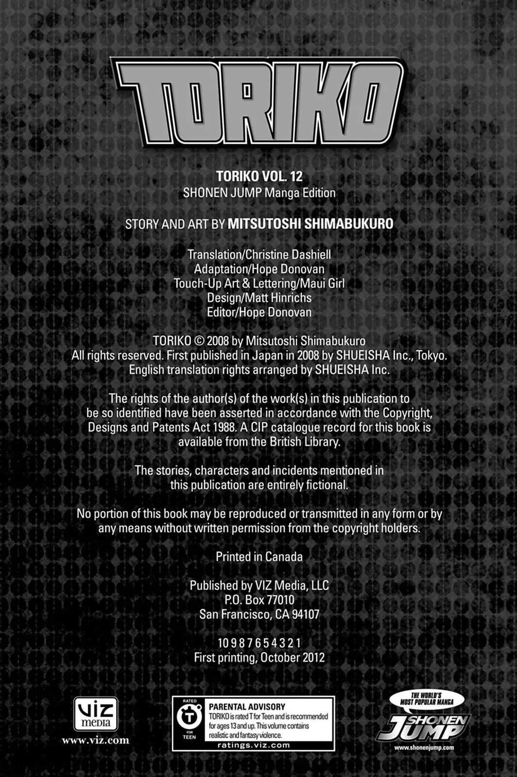 Read Toriko (en) Manga Online