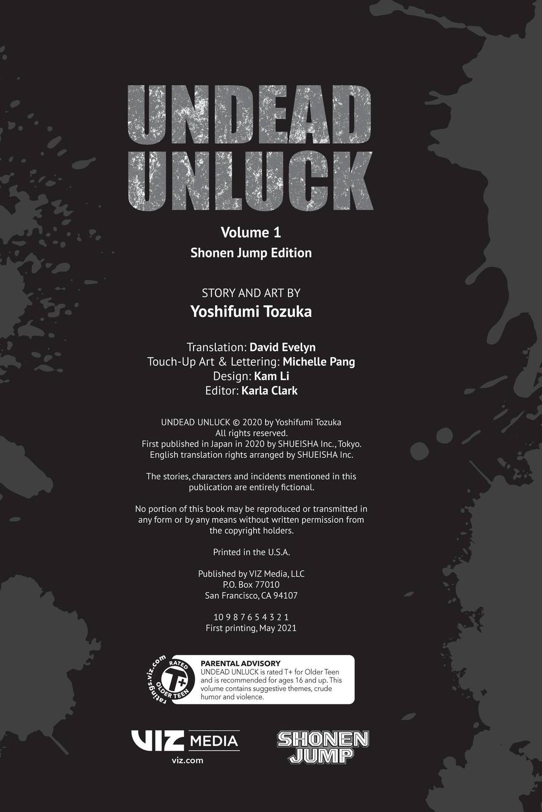 Read Undead Unluck (en) Manga Online