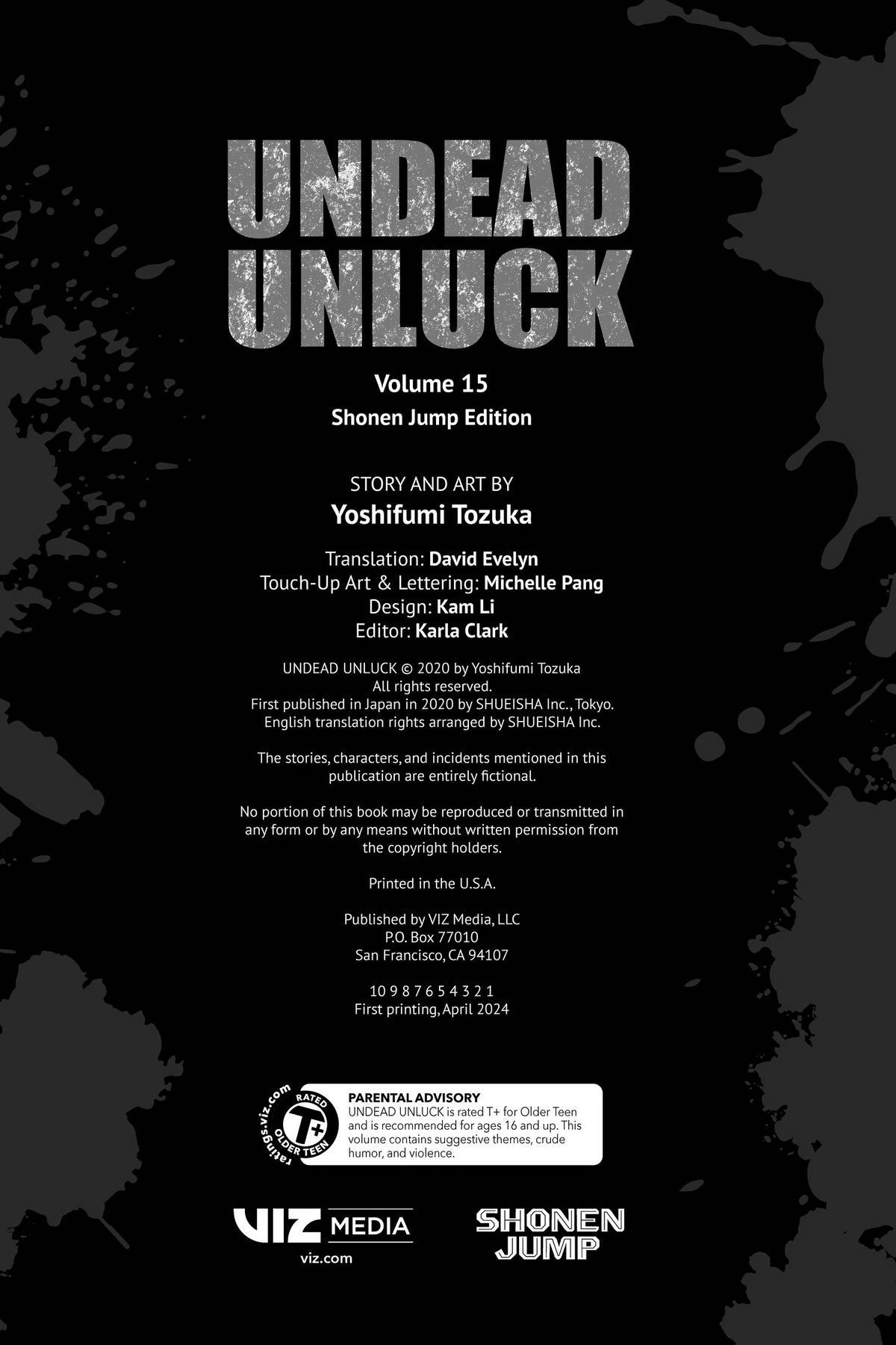 Read Undead Unluck (en) Manga Online