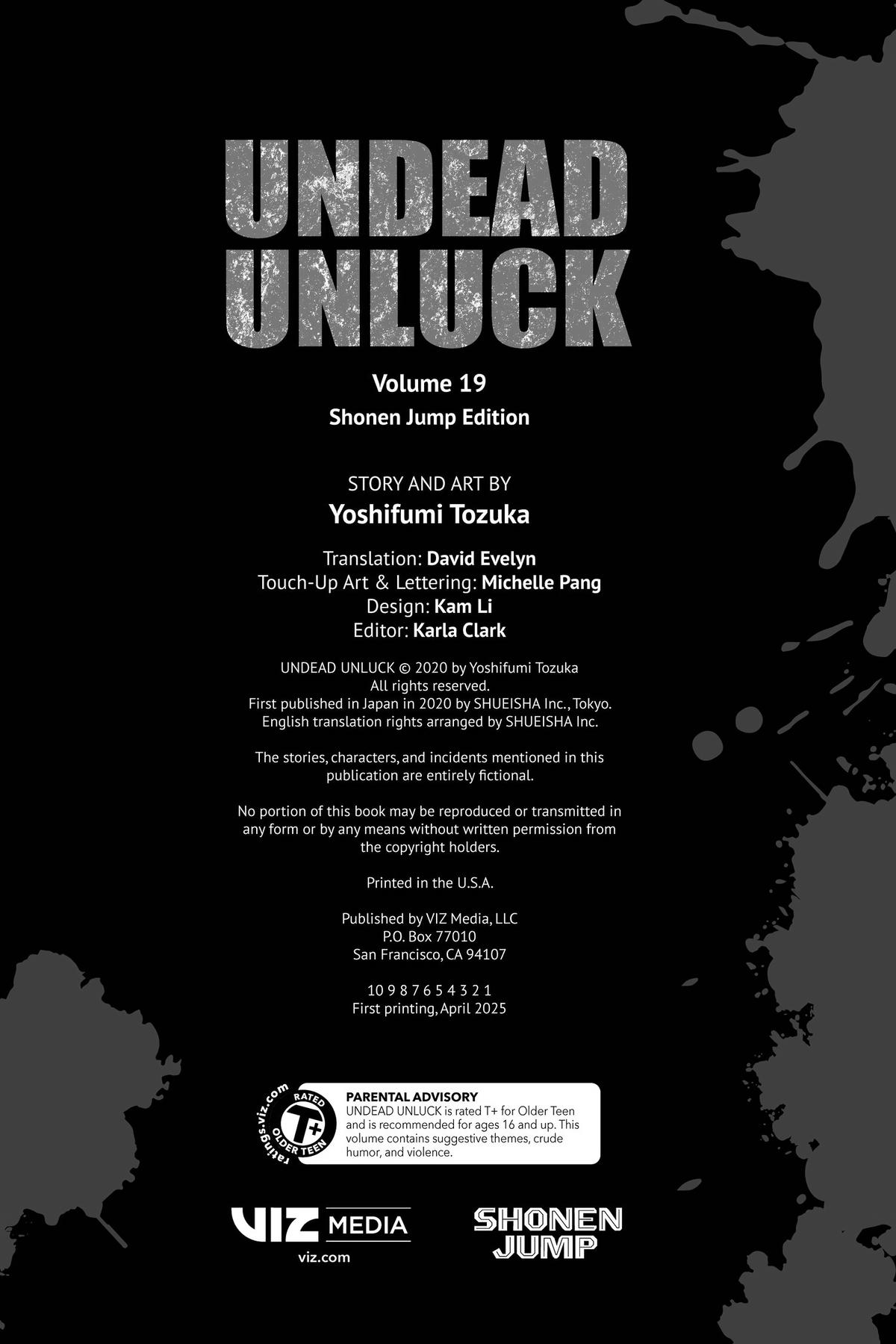 Read Undead Unluck (en) Manga Online