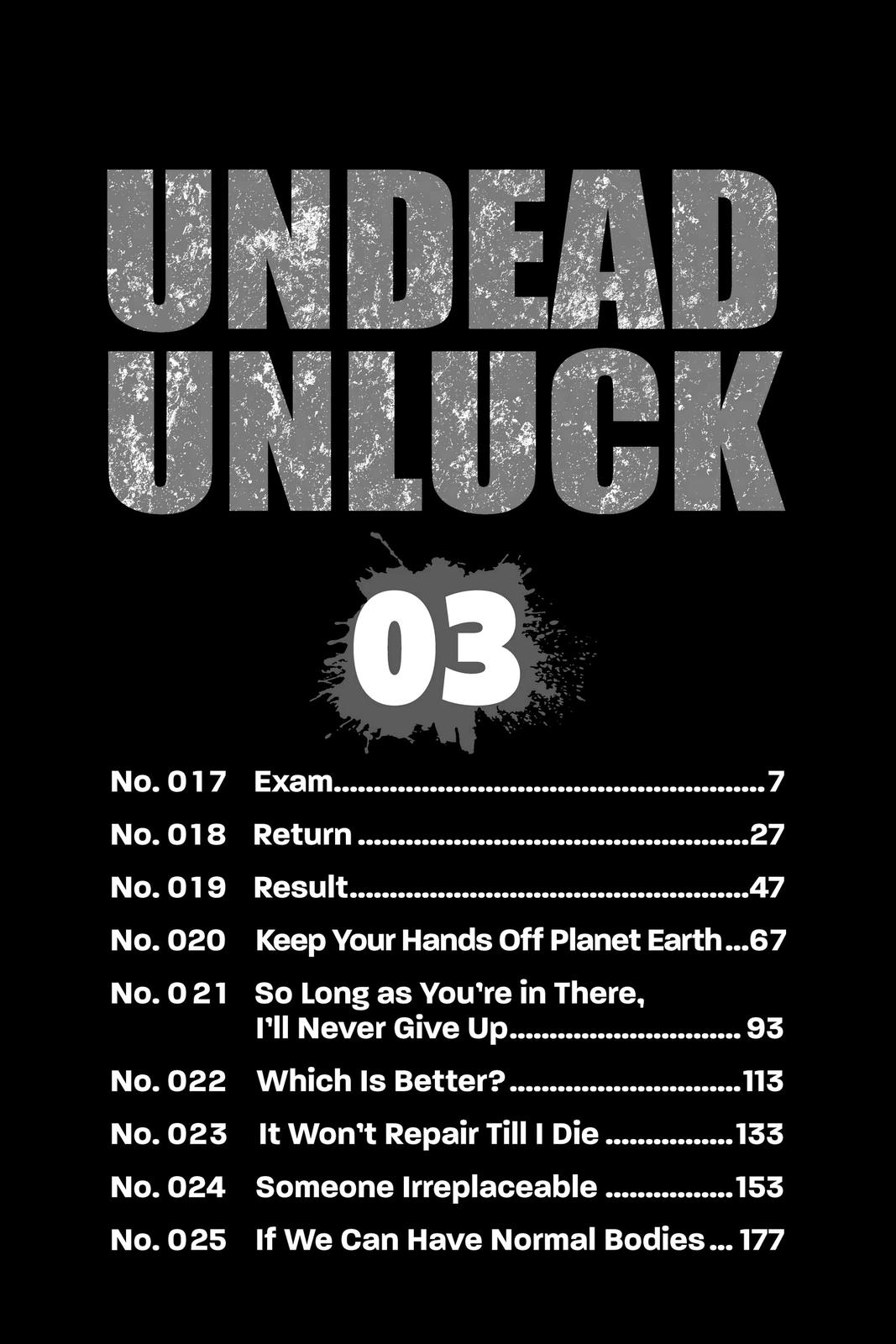 Read Undead Unluck (en) Manga Online