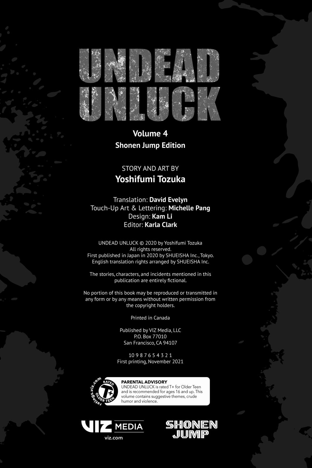 Read Undead Unluck (en) Manga Online