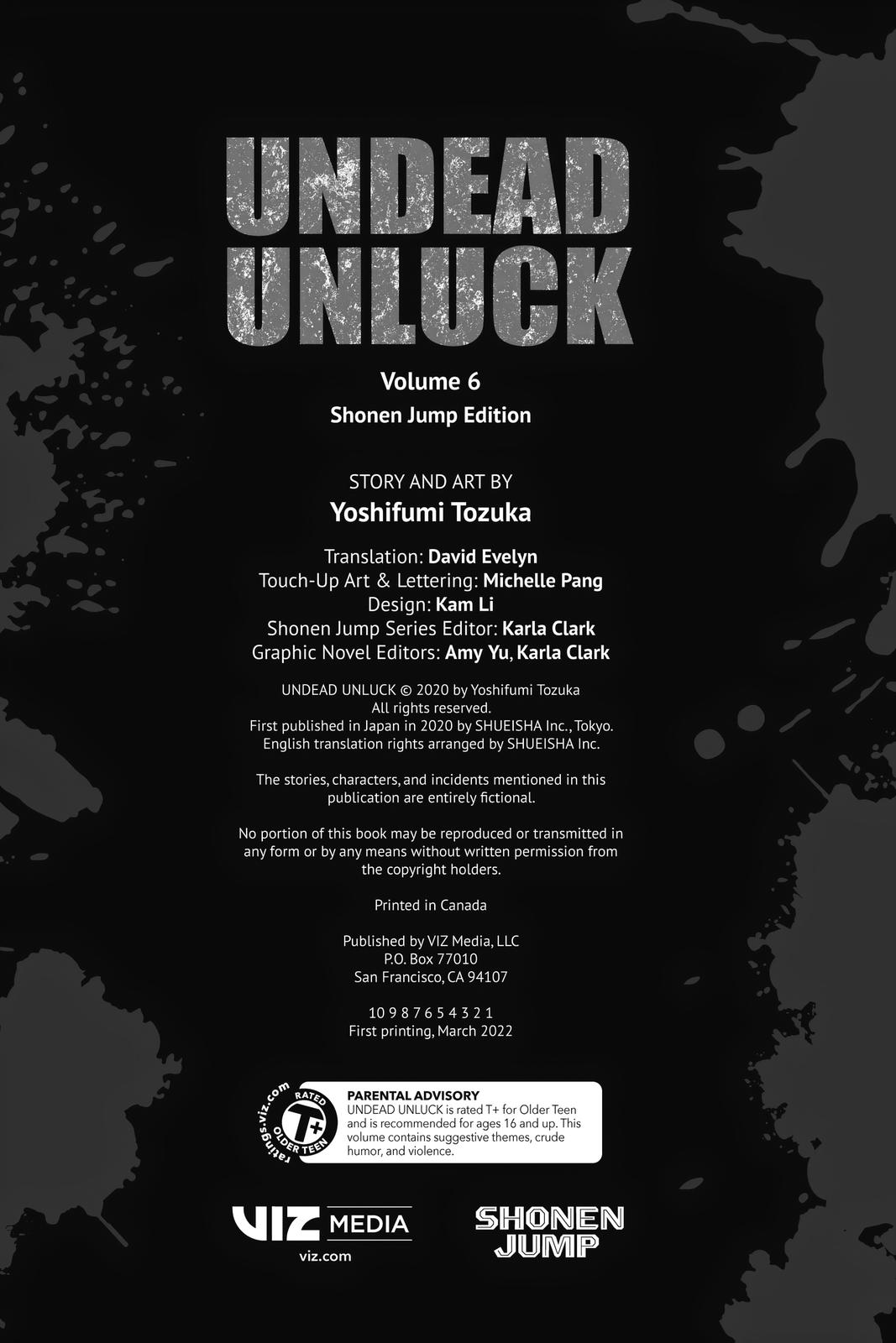 Read Undead Unluck (en) Manga Online