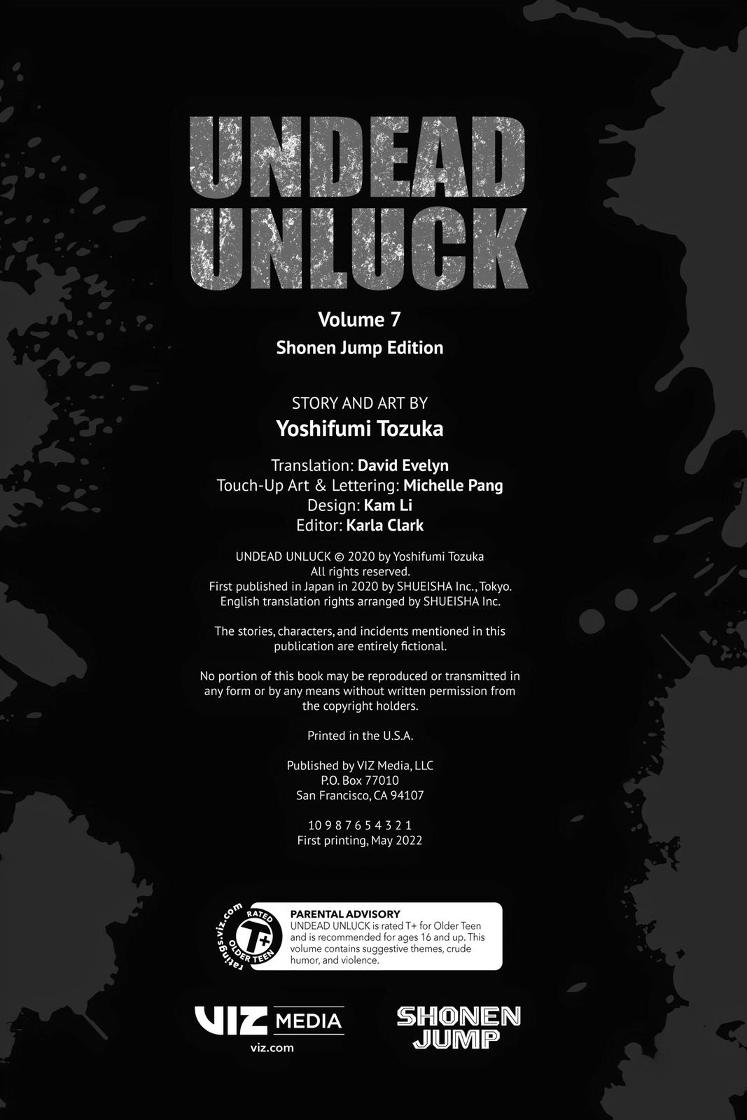 Read Undead Unluck (en) Manga Online