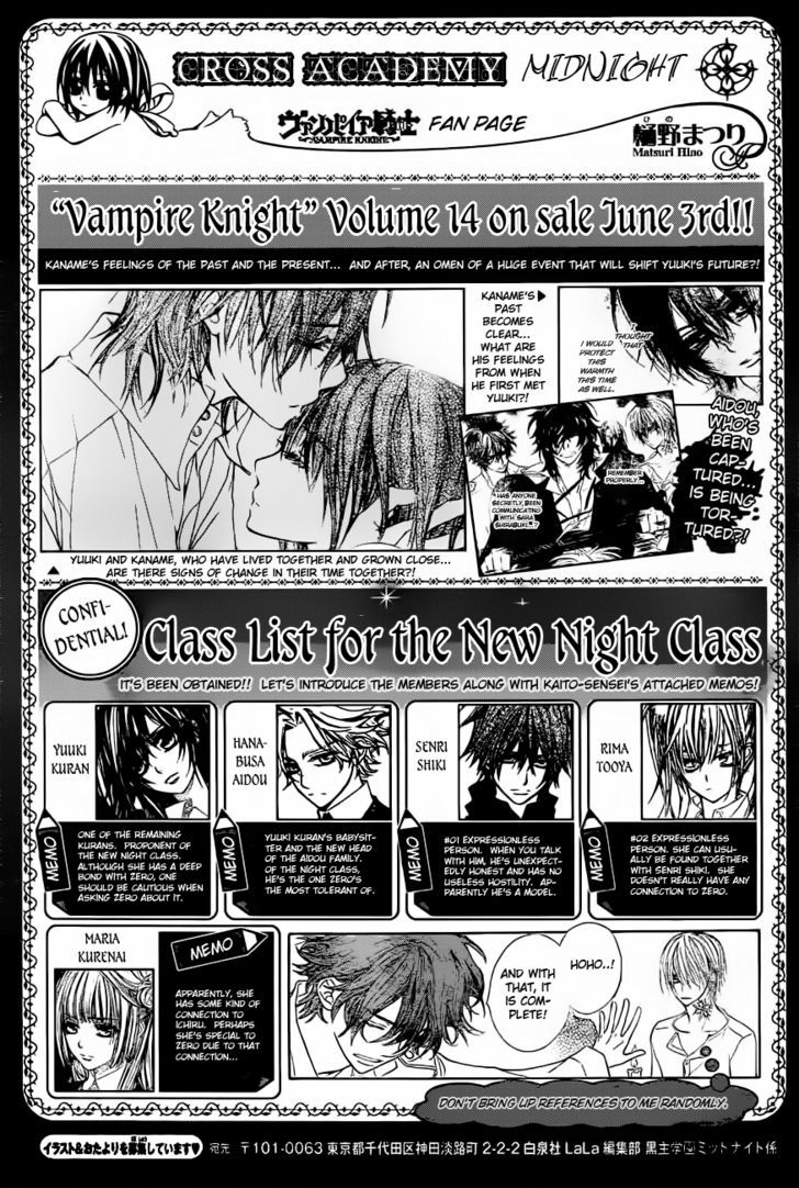 Read Vampire Knight (en) Manga Online