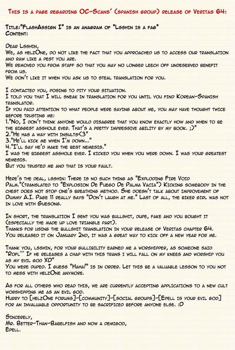 Read Veritas (en) Manga Online