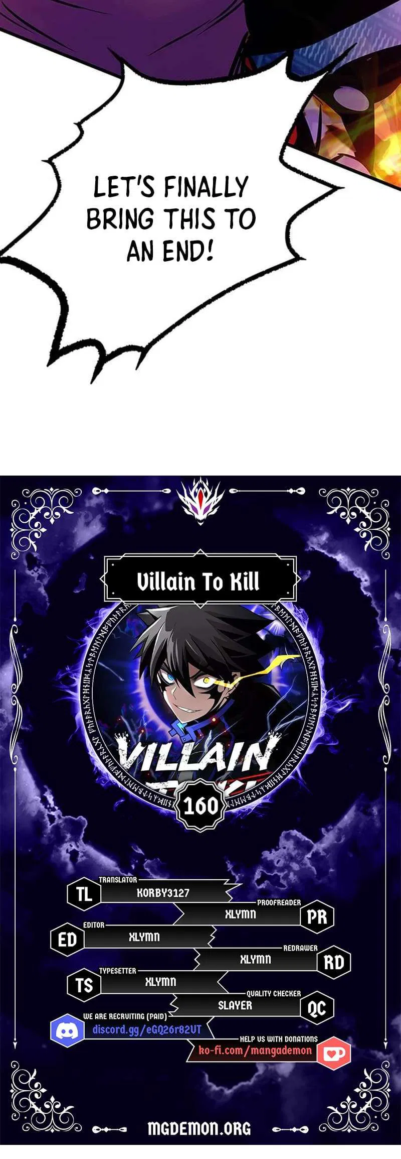 Read Villain To Kill (en) Manga Online