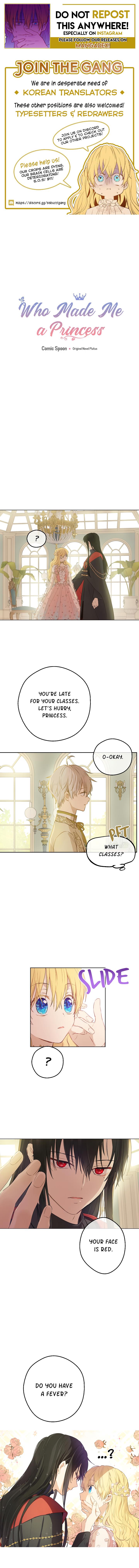 Read Who Made Me a Princess (en) Manga Online