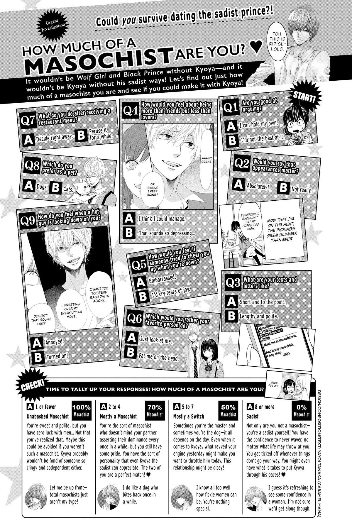 Read Wolf Girl and Black Prince (en) Manga Online