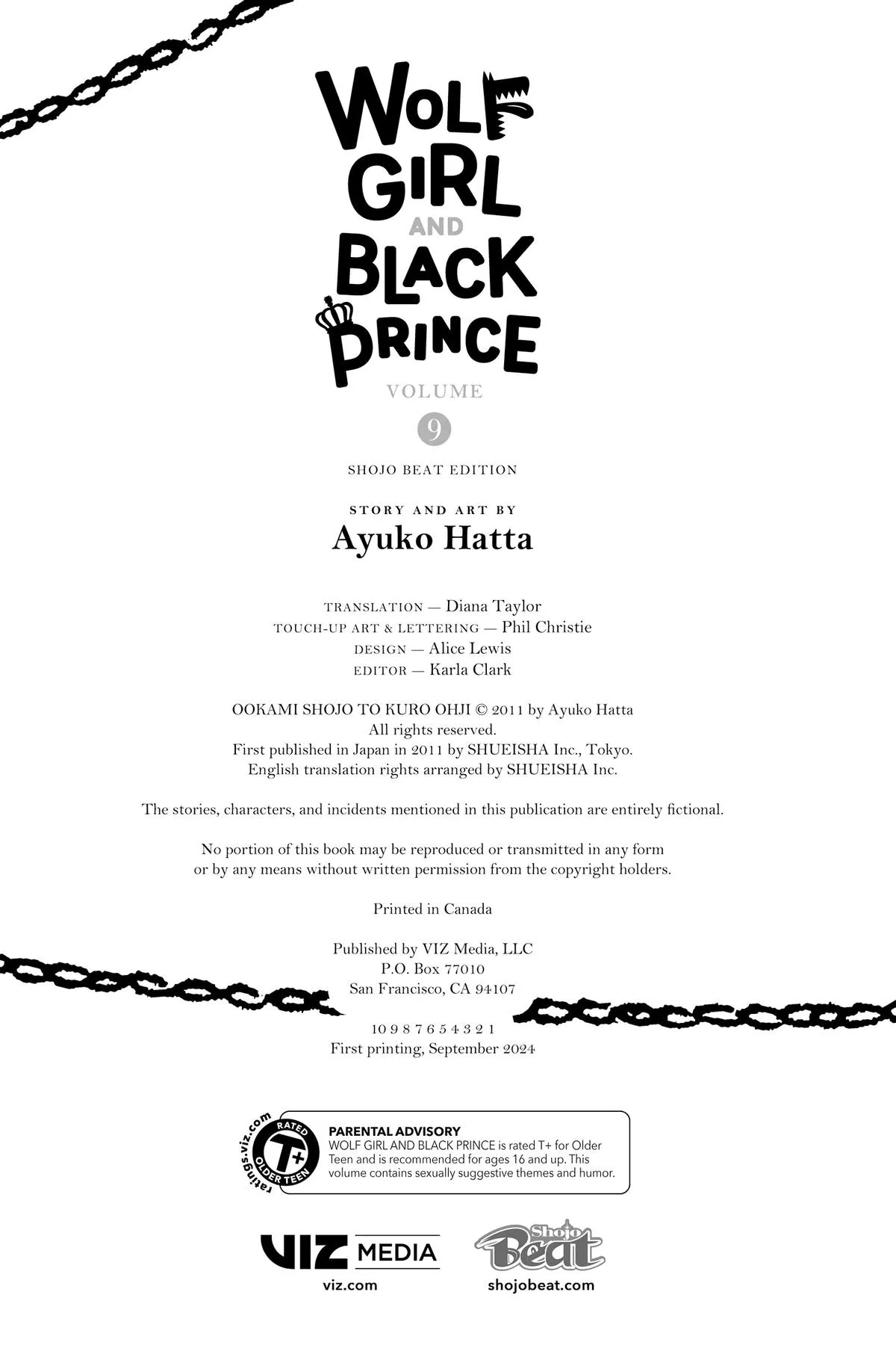 Read Wolf Girl and Black Prince (en) Manga Online