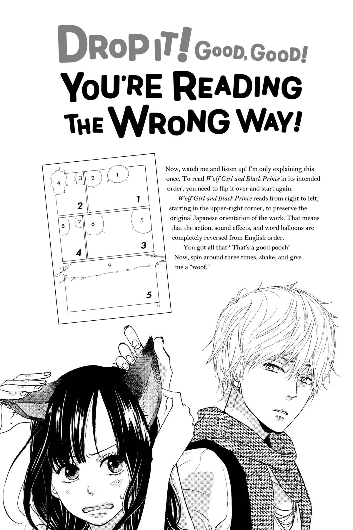 Read Wolf Girl and Black Prince (en) Manga Online