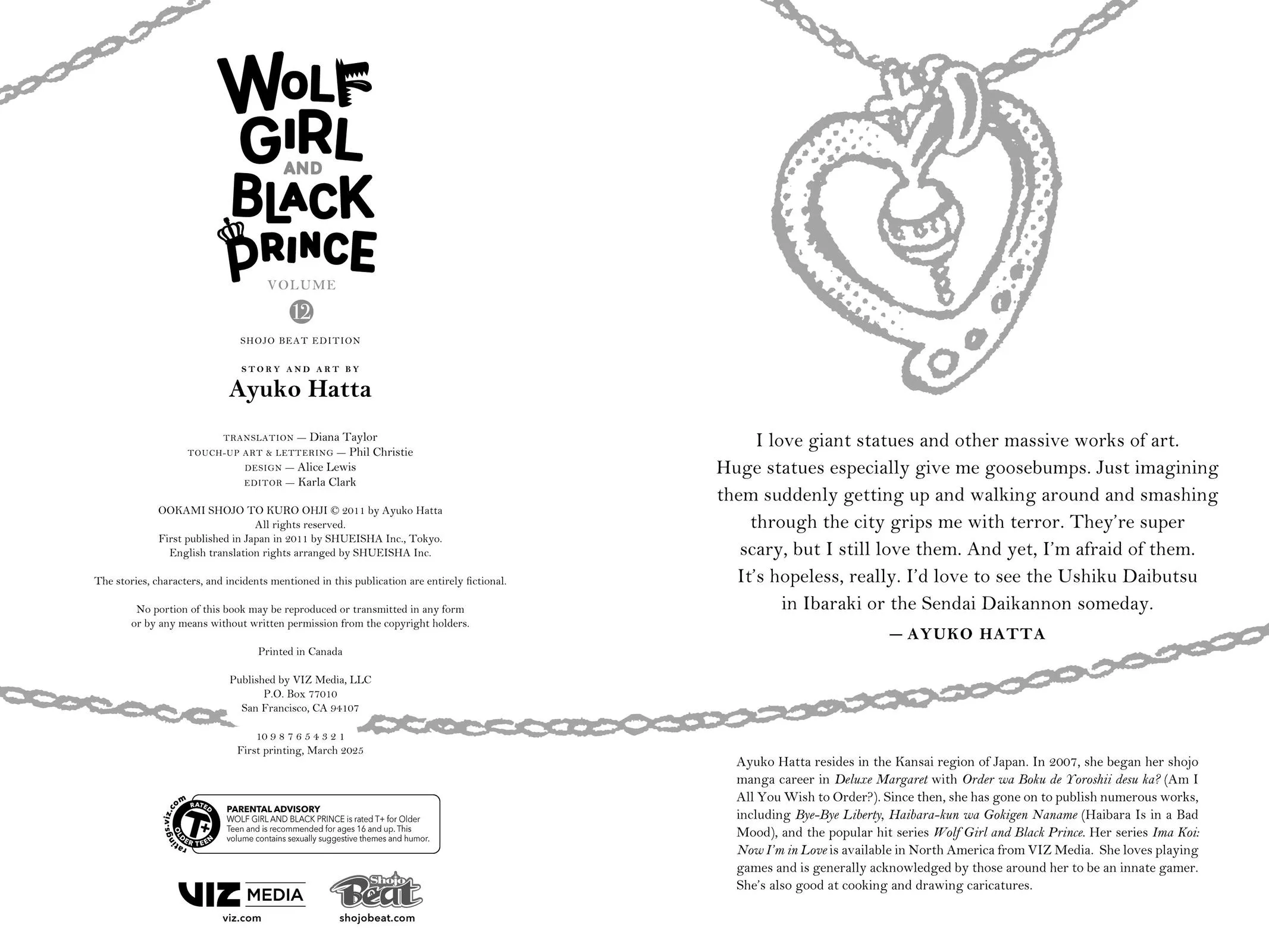 Read Wolf Girl and Black Prince (en) Manga Online