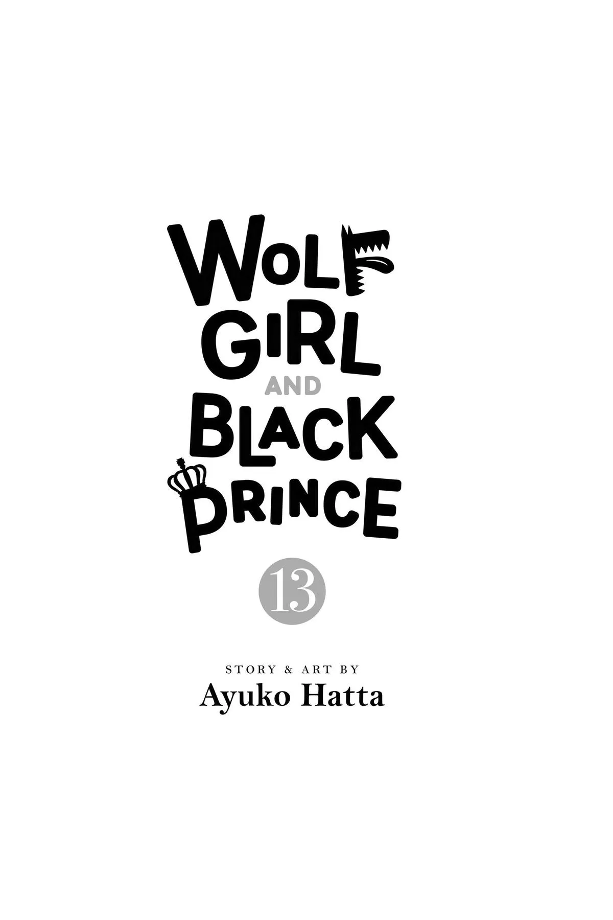 Read Wolf Girl and Black Prince (en) Manga Online