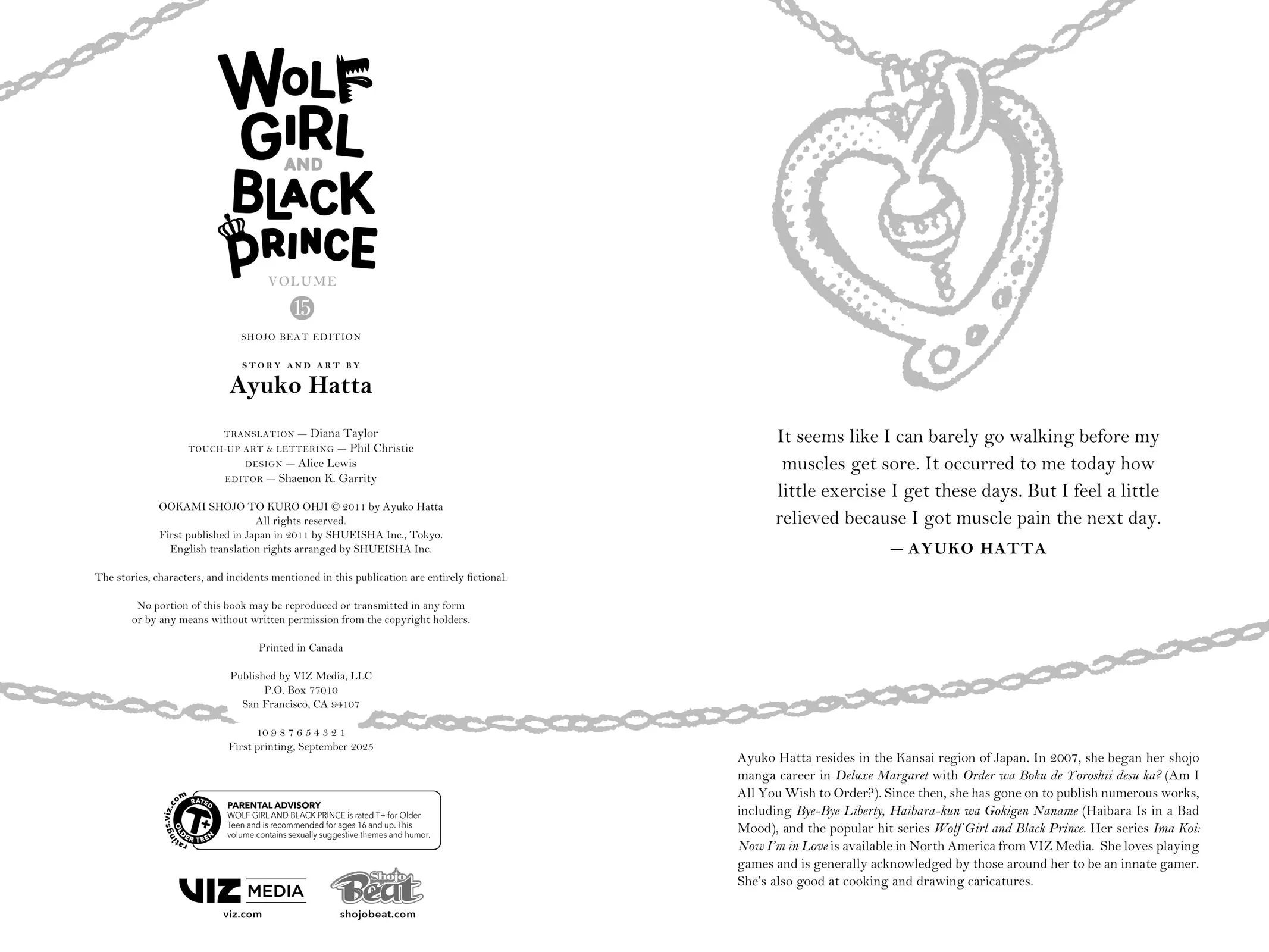 Read Wolf Girl and Black Prince (en) Manga Online