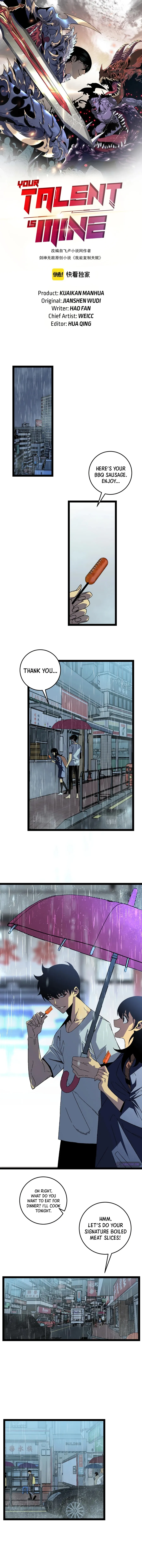 Read Your Talent is Mine (en) Manga Online