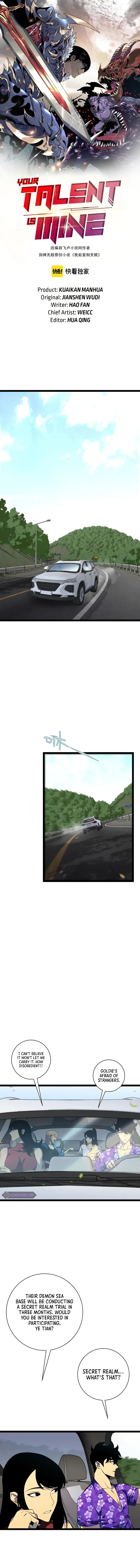 Read Your Talent is Mine (en) Manga Online