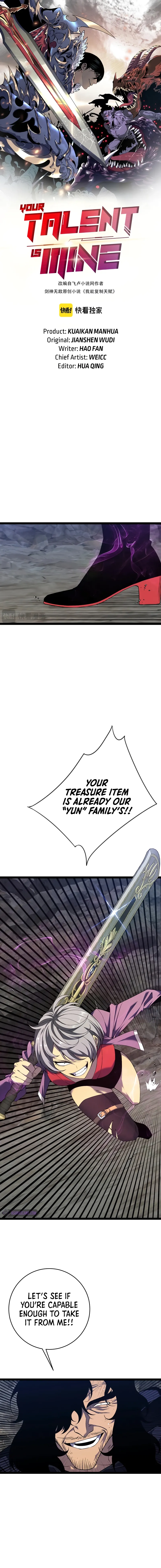 Read Your Talent is Mine (en) Manga Online