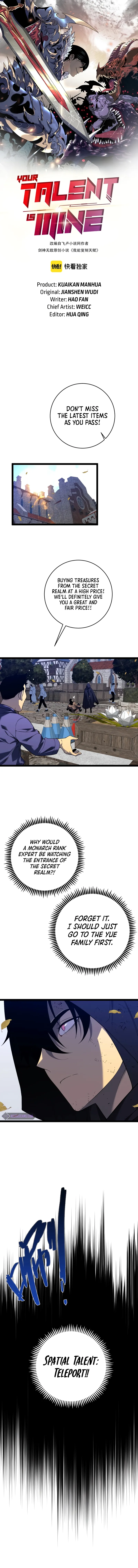 Read Your Talent is Mine (en) Manga Online