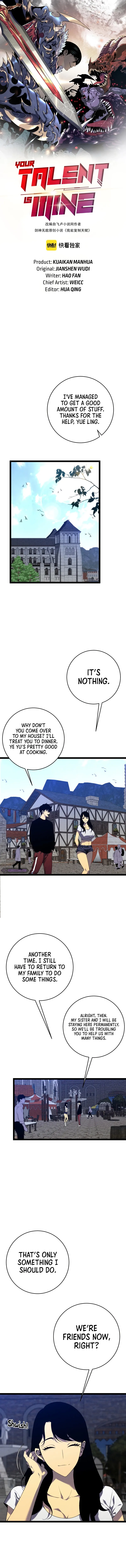 Read Your Talent is Mine (en) Manga Online